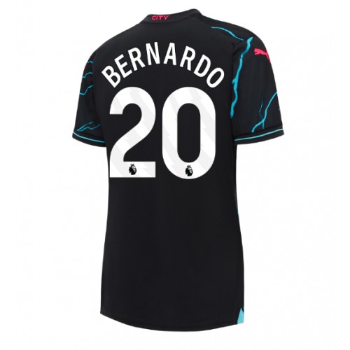 Dámy Fotbalový dres Manchester City Bernardo Silva #20 2023-24 Třetí Krátký Rukáv